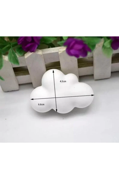 Shiny Resin Mum Kalıbı Bulut Modeli - 5