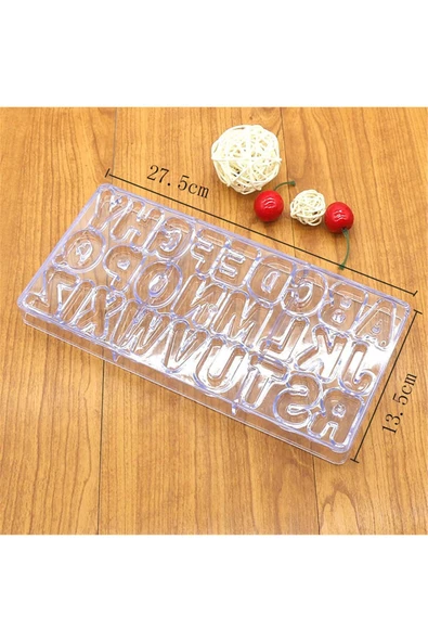 Siliko World Polikarbon Alfabe Çikolata Kalıbı - 4