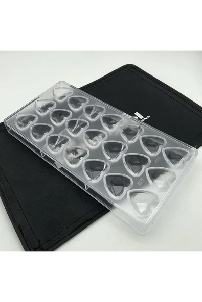 Siliko World Polikarbon Elmas Kalp Çikolata Kalıbı - 2