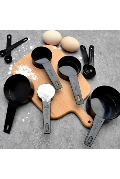 Siliko World 10 Adet Ölçü Kaşığı Seti Pratik Kolay Temizlenebilir - 3