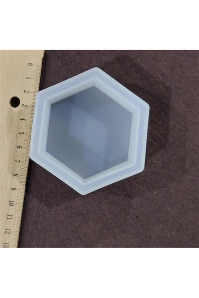 Siliko World Altıgen Şekerlik Epoksi Ve Beton Silikon Kalıbı - 7