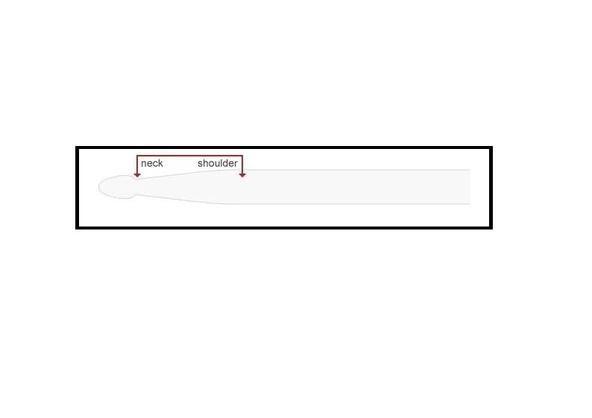 VICFIRTH 3A BAGET HICKORY, 0.580"x16 (3/16)" - 5