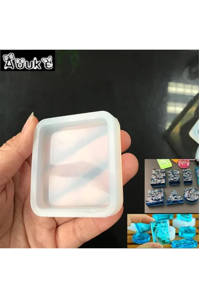 Siliko World Epoksi Kalıp Kare 5X5cm - 3