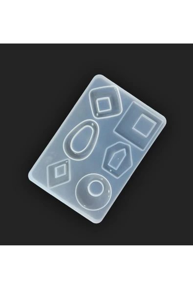 Siliko World Epoksi Çoklu Kolye Ve Küpe Kalıbı - 2