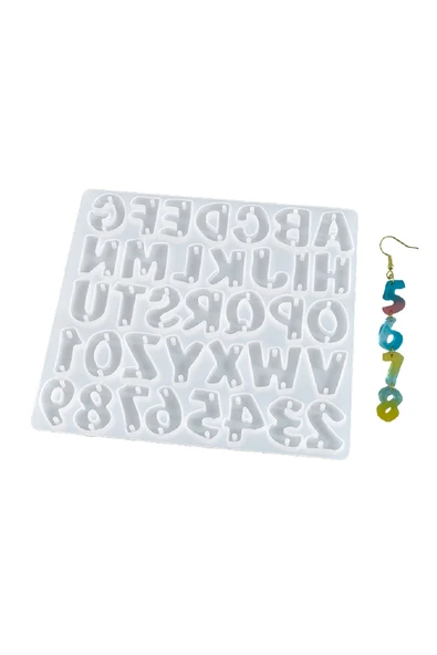 Siliko World Küpe Bileklik Epoksi Reçine Silikon Kalıbı - 2