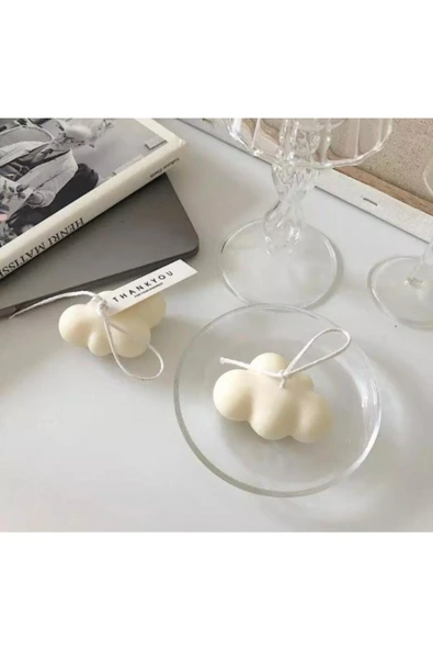 Shiny Resin Mum Kalıbı Bulut Modeli - 6