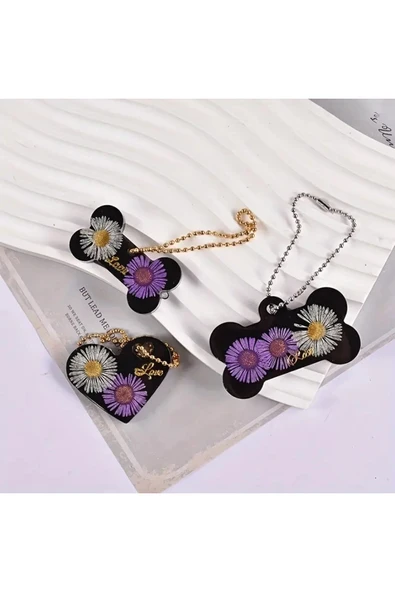 Siliko World Epoksi Reçine Anahtarlık Kalıpları Kemik Etiketi Silikon Kalıpları Yuvarlak Etiket Epoksi Kalıpları - 4