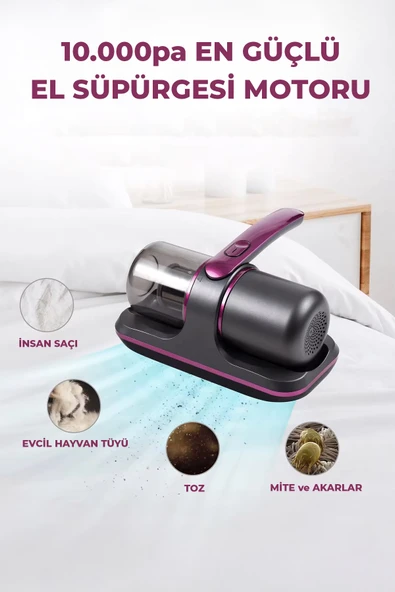 ROBO S5 Pro Yeni Model Şarjlı El Süpürgesi 10.000PA Yüksek Emiş Gücü İle En Güçlüsü - 2