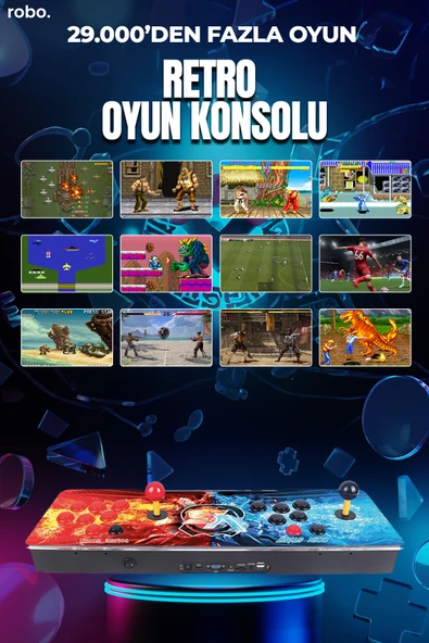 ROBO Süper Box 2025 Retro Oyun konsolu - 3