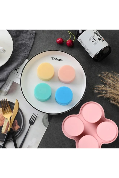 Siliko World Epoksi Çikolata Muffin Kalıbı Silikon Kalıp