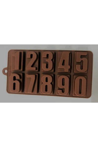 MENDELS Rakam Desenli Çikolata Kalıbı ürün görseli 1