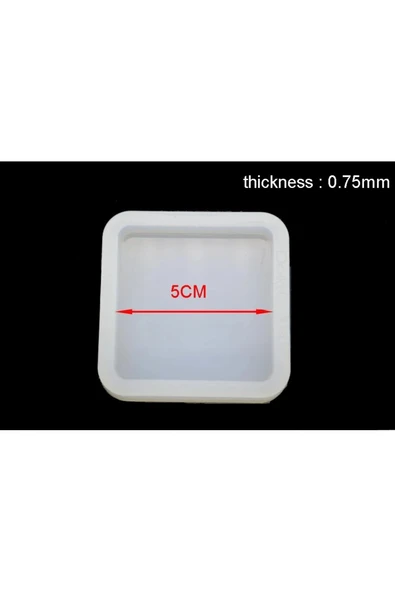 Siliko World Epoksi Kalıp Kare 5X5cm - 6