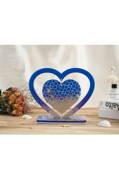 Siliko World Silikon Epoksi Reçine Kalp Fotoğraf Çerçevesi Kalıbı - 6