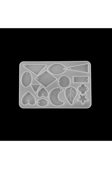Siliko World Epoksi Çoklu Kolye Ve Küpe Çeşitleri Kalıbı - 4