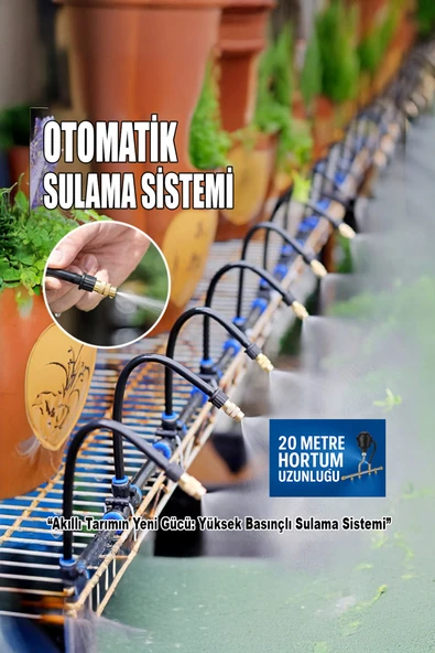 ROBO 360 Derece dönebilen 20 metre Sulama Sistemi