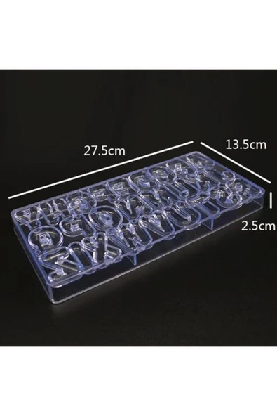 Siliko World Polikarbon Alfabe Çikolata Kalıbı - 6