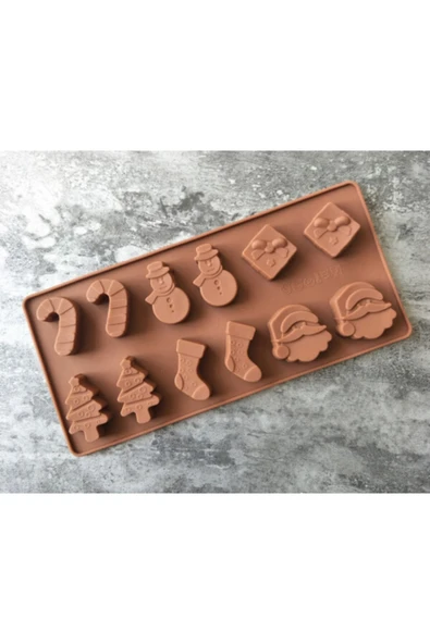 Pasta Durağı Silikon Çikolata Kalıbı