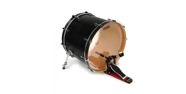 EVANS BD18GB3 18" DERİ KİCK CLEAR RİNGLİ ÇİFT KAT (13 MİL) - Resim 2