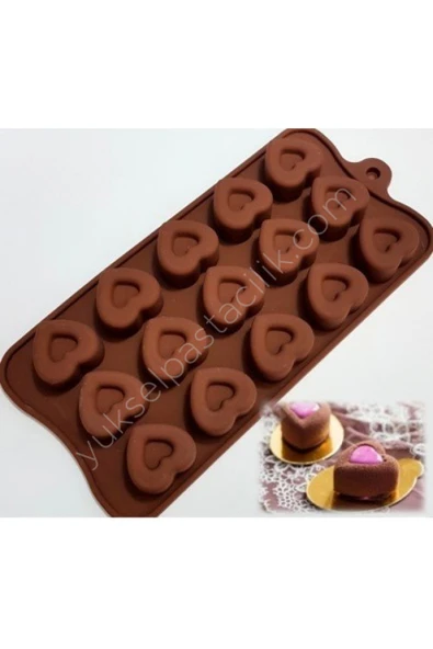 Siliko World Silikon Çikolata Kalıbı Kalp - 2