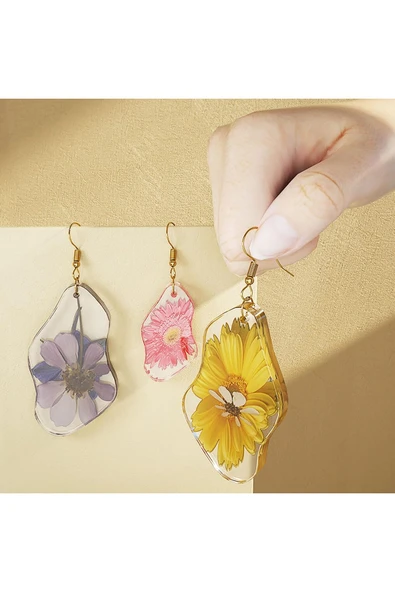 Siliko World Silikon Epoksi Kolye Küpe Kalıbı - 6