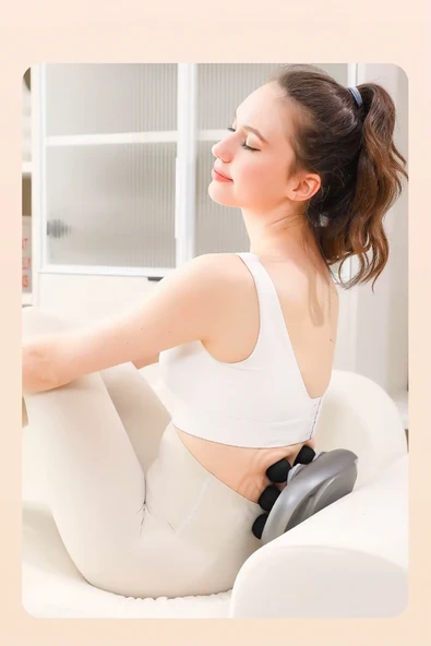 ROBO 8 Başlıklı Şarjlı Isıtmalı Masaj Aleti - 5