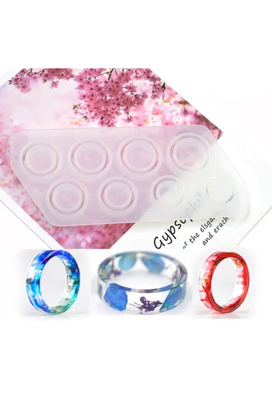 Maison Shop Epoksi Silikon Kalıp Çoklu Yüzük Kalıbı - 2