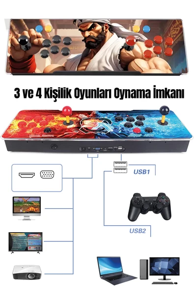 ROBO Süper Box 2025 Retro Oyun konsolu - 2