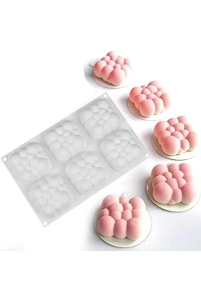 Pasta Story Silikolove Mini Cloud Silikon Kalıp Beyaz Ecmelnm460 ürün görseli