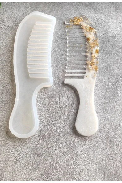 ecembutik Epoksi Tarak Kalıbı – Silikon Epoksi Kalıp, Takı Yapımı ve DIY Projeleri İçin Uygun