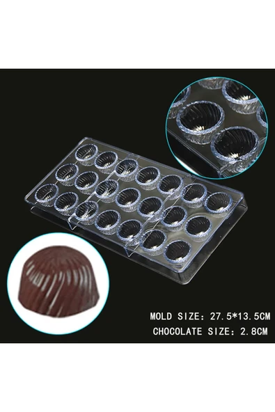Siliko World Polikarbon Çikolata Kalıbı