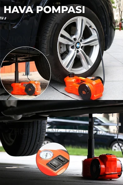 ROBO Elektrikli Hidrolik Kriko Hava Pompası Bijon Anahtarı - 3