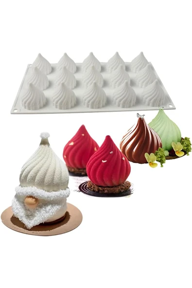 Siliko World Silikon Pasta Kek Sabun Mum ve Jöle Kalıbı ürün görseli