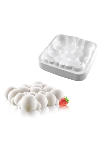 PASTRY PLANET Profesyonel Bulut (CLOUD) Silikon Kek Kalıbı - Resim 5