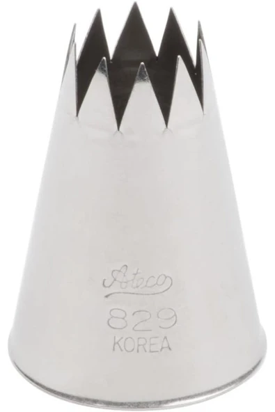 Siliko World Paslanmaz Çelik Krema Sıkma Torbası Ucu (Şanti Torbası Ucu, Çim Duy) 1 Adet + 4 Adet Şanti Torbası - 7