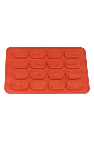 Siliko World Çikolata Kalıbı Balık Modeli Kalıbı Bisküvi Kurabiye Silikon Kalıbı - 5