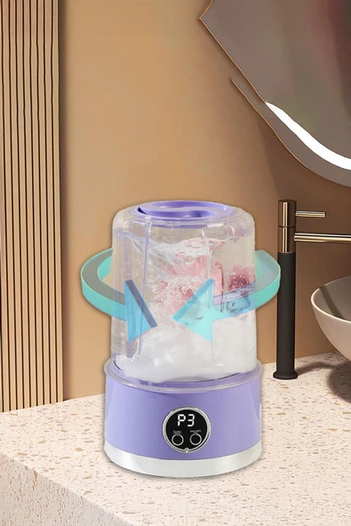 ROBO Şarjlı Taşınabilir Çamaşır Makinesi