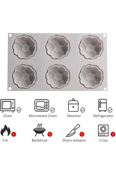 Siliko World Silikon Kek, Pasta, Sabun Ve Mum Kalıbı - 4
