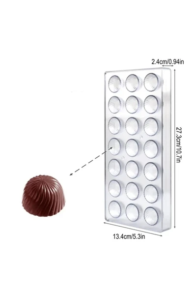 Siliko World Polikarbon Çikolata Kalıbı - 6