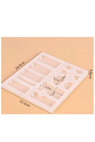 Siliko World Epoksi Çoklu Kolye Kalıbı - 8