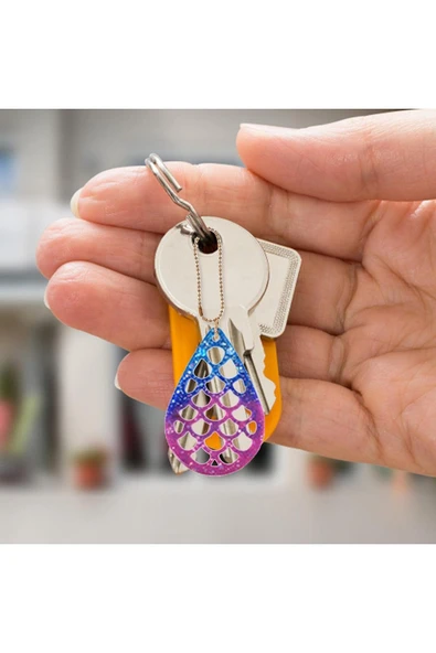 Siliko World Epoksi Reçine Kolye, Küpe, Anahtarlık Çoklu  Silikon Kalıp - 8