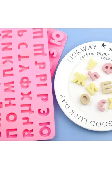 Siliko World Silikon Rusça Harfler Çikolata Kalıbı ürün görseli