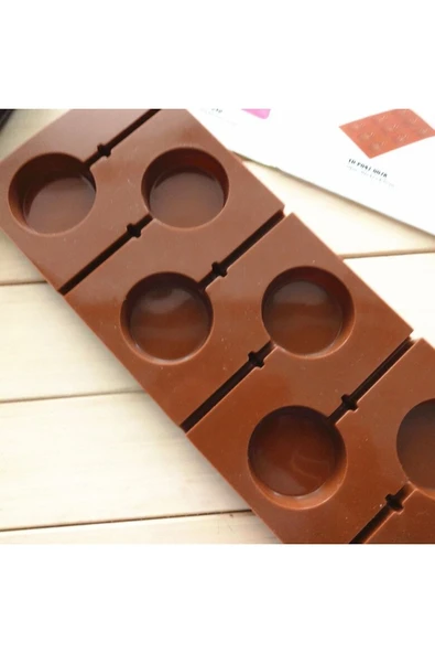 Pasta Story Silikon Lolipop Şeker Izomalt Kalıbı 6'lı - 2