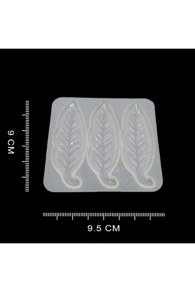 Siliko World Epoksi Silikon Yaprak Toka Kalıbı - 4