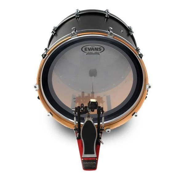 EVANS BD20EMAD 20" DERİ KİCK CLEAR SÜNGERLİ TEK KAT (10 MİL) - Resim 3