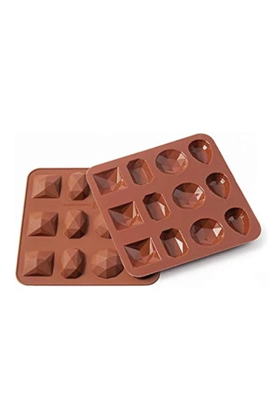 Siliko World Silikon Çikolata Kalıbı Elmas