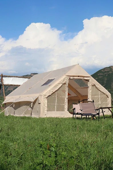 ROBO 12 Kişilik 4 Mevsim Şişme Kamp Çadırı