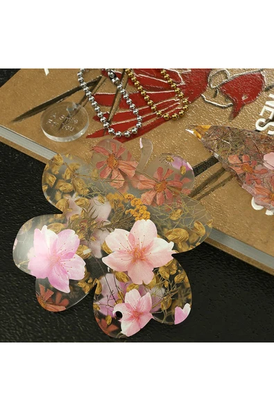 Siliko World Silikon Epoksi Reçine Yaprak Modelleri Küpe Anahtarlık Kalıbı - 6