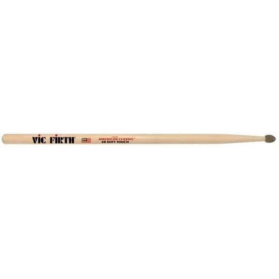 VICFIRTH V5BST BAGET 5B SOFT TOUCH (KEÇE UÇ), HICKORY, 0.59 ürün görseli