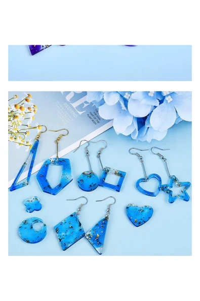 Siliko World Epoksi Silikon Çoklu Küpe Kalıbı