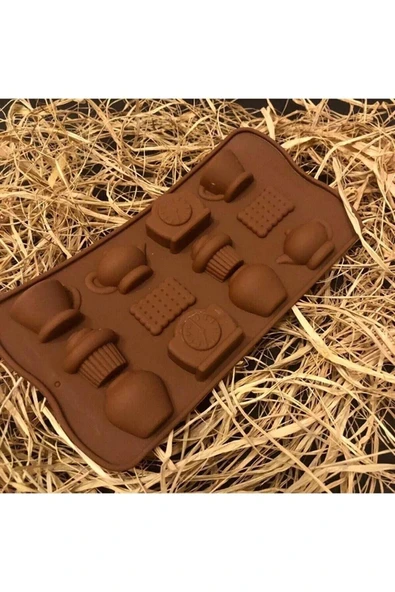 Siliko World Çay Saati Çikolata Kalıbı Silikon - 6